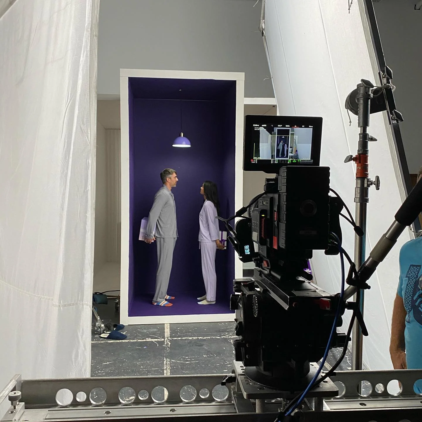 BTS of a holiday advent calendar shoot with @purple. This was a huge project but luckily we had a great team. 
Getting to collaborate the design with @brasstacks was one of my favorite parts. 
Set build @frazierbuilds  produced by @wysermedia