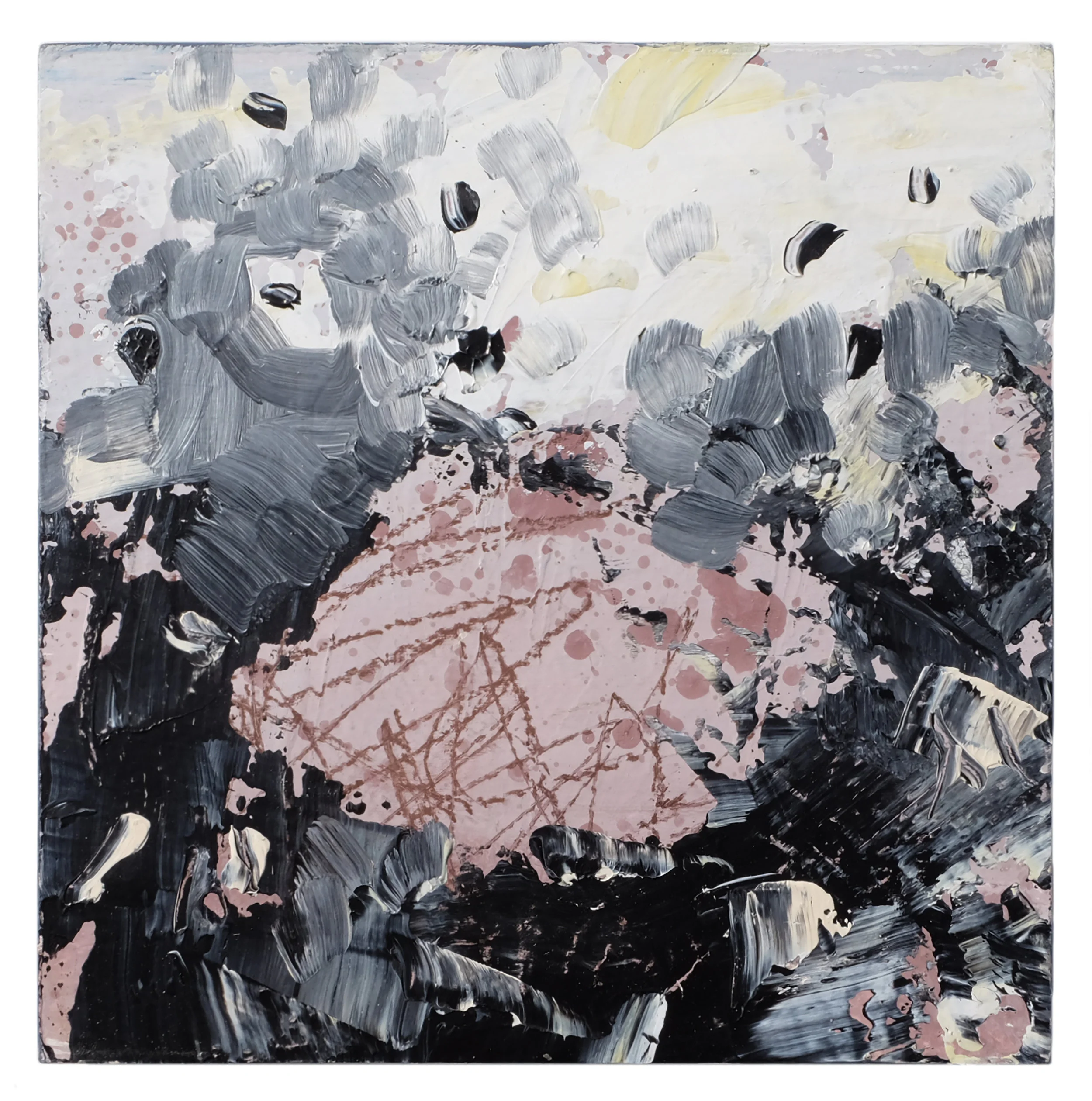 ash fall on a tar-field