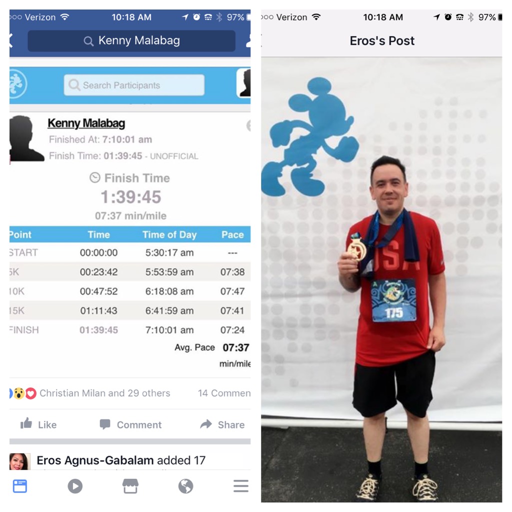 SF Giants 10K Race: Finished 1st in my age group.