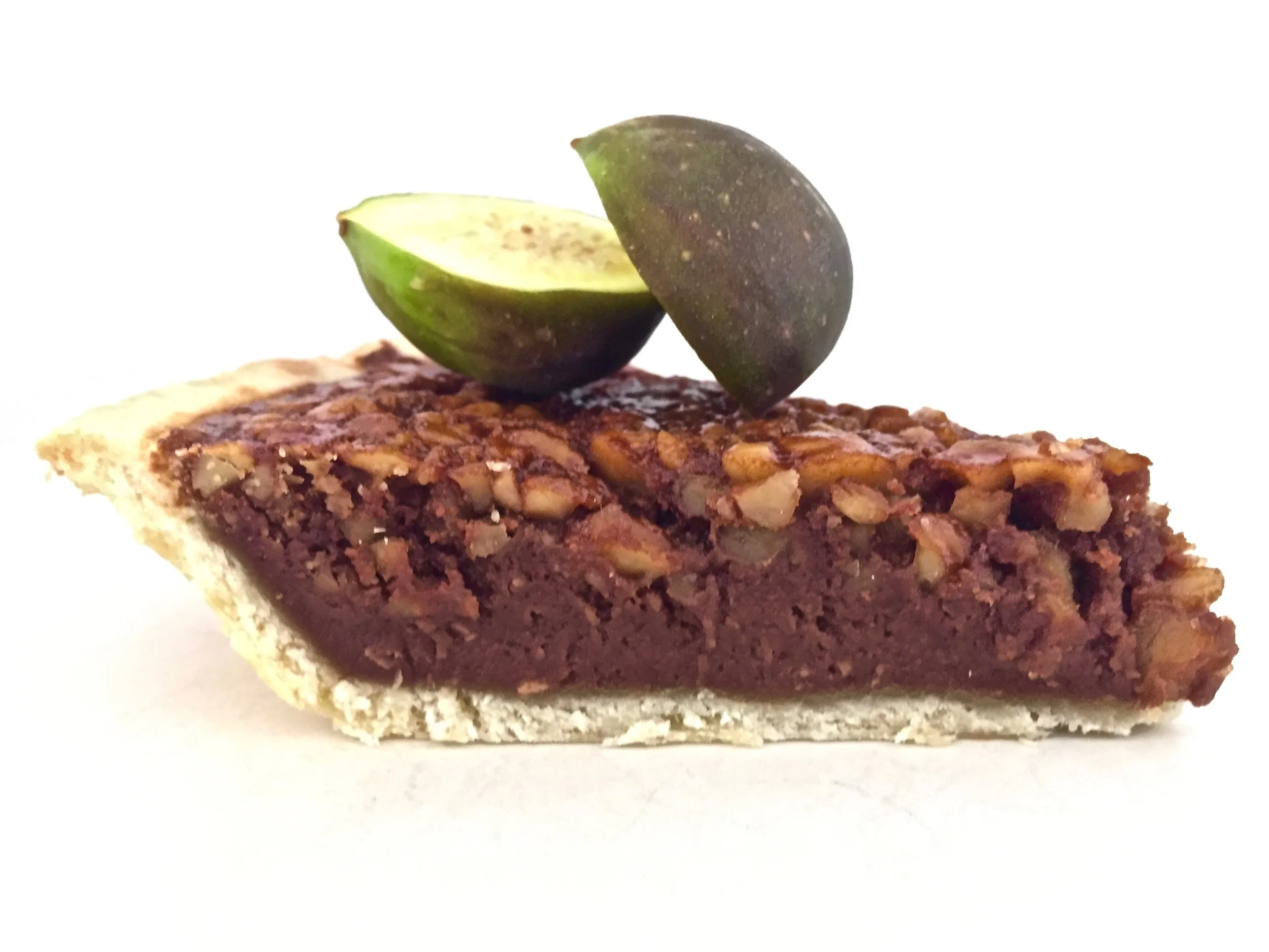 Chocolate Walnut Chess Pie