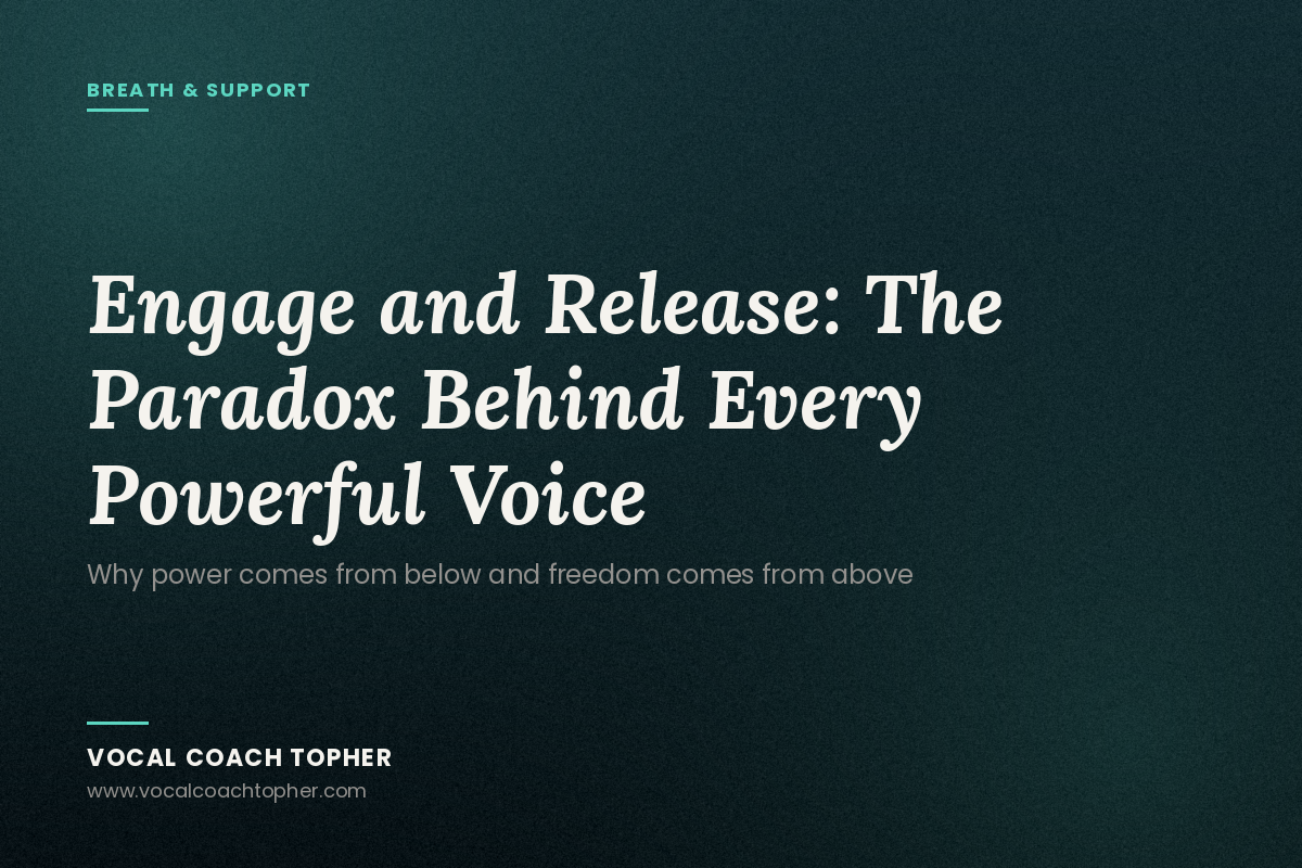 Engage and Release: The Paradox Behind Every Powerful Voice