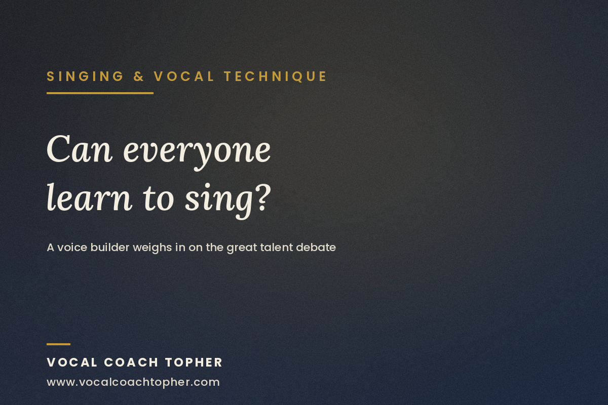 Can Everyone Learn to Sing? A Vocal Coach Reacts to Celebrity Coach