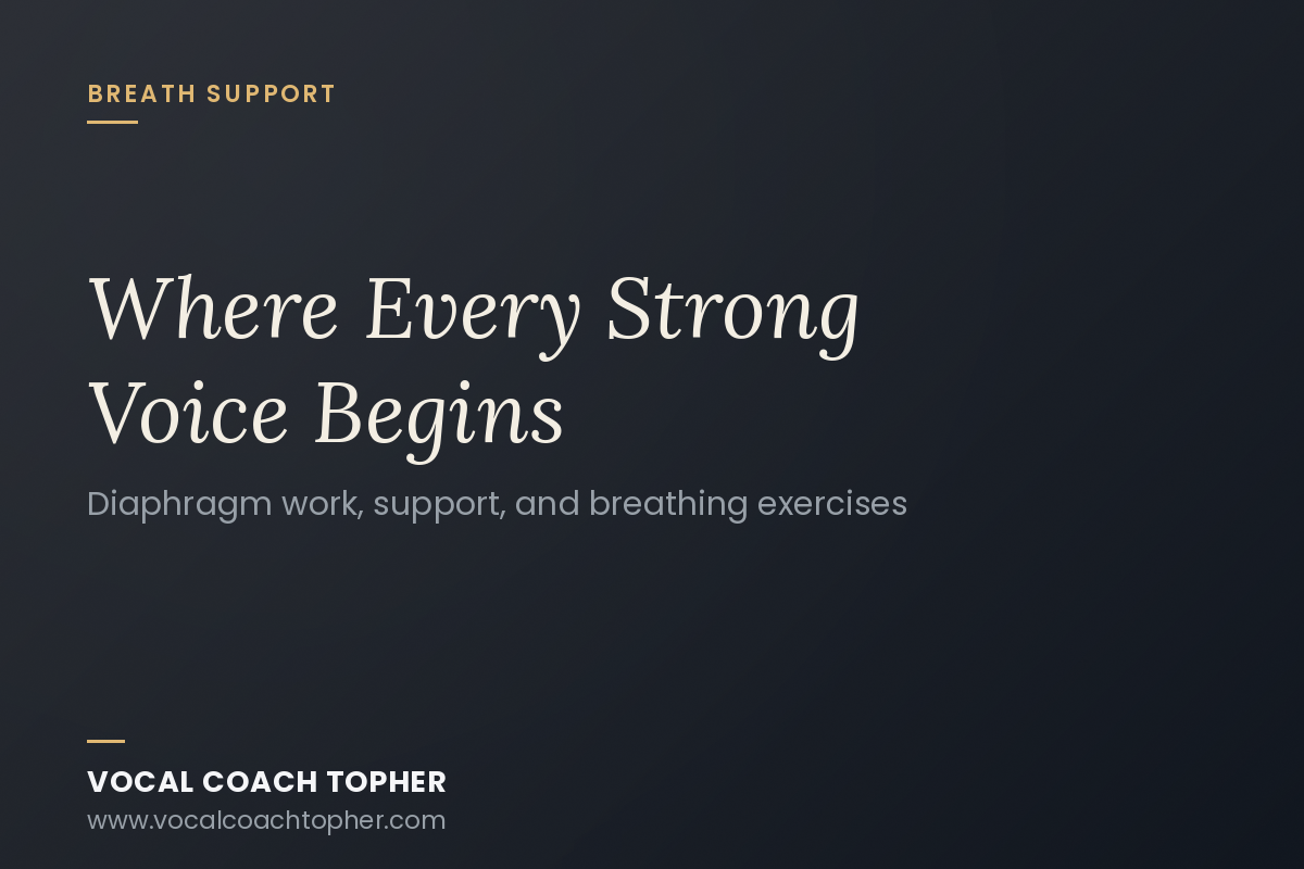 How to Build Breath Support: Diaphragm &amp; Breathing Exercises
