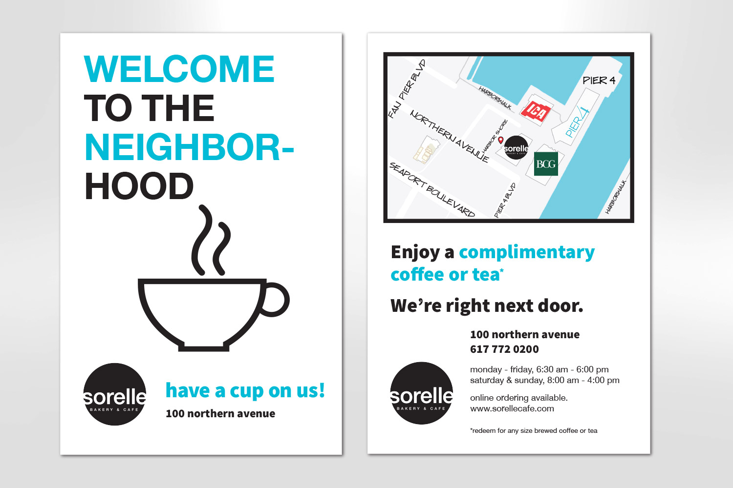 Sorelle Seaport Promotional Postcard
