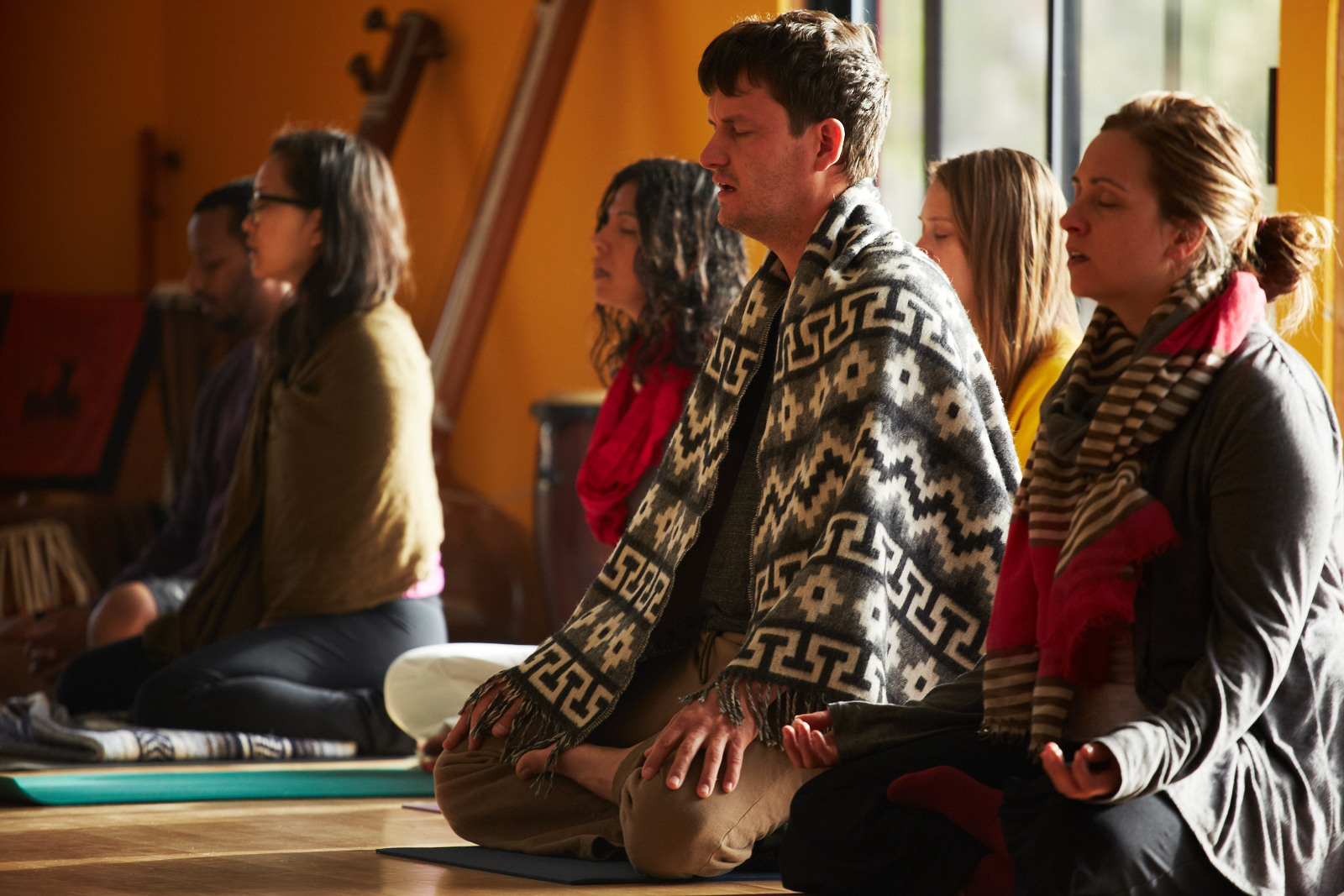Morning mantras. Yoga Teacher Training by Shivakali Yoga, a Los Angeles-based Yoga Teacher Training and Yoga Certification School that holds Yoga Retreats and Workshops.
