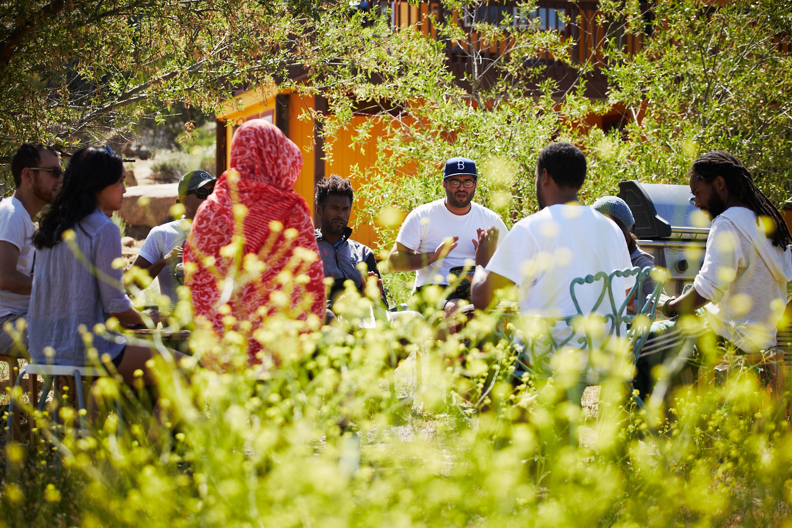 Drum circle. Yoga Teacher Training by Shivakali Yoga, a Los Angeles-based Yoga Teacher Training and Yoga Certification School that holds Yoga Retreats and Workshops.