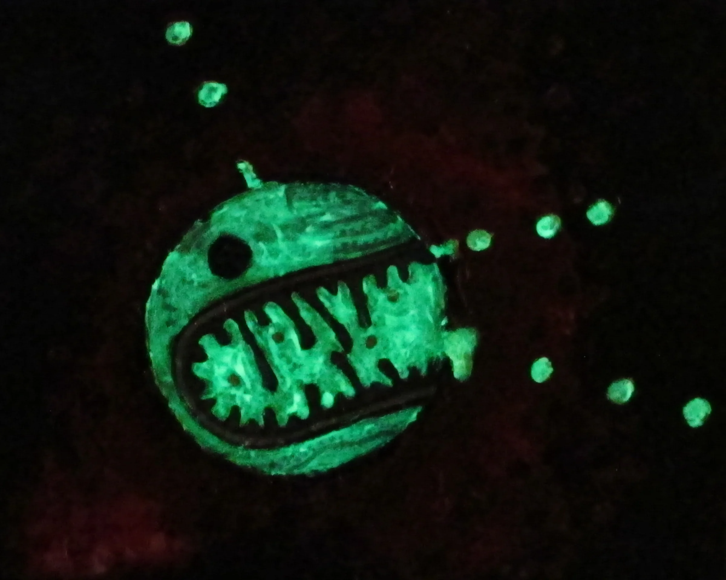 Glow in the dark painting