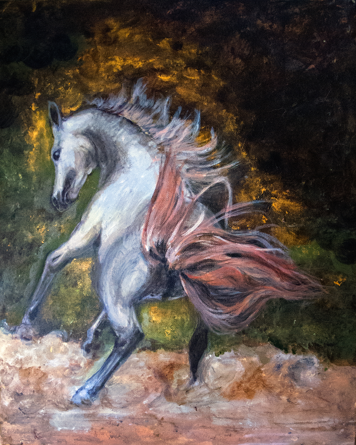 Acrylic on Canvas, 20 x 16