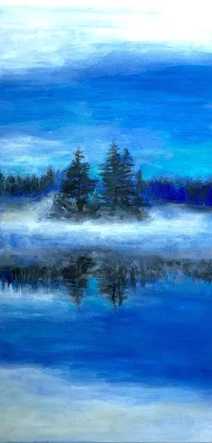 Using Gesso to mute colors 