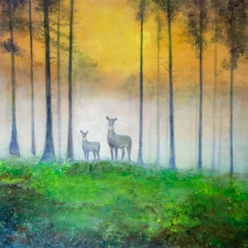 The distance between us- nature art by Sally Chan