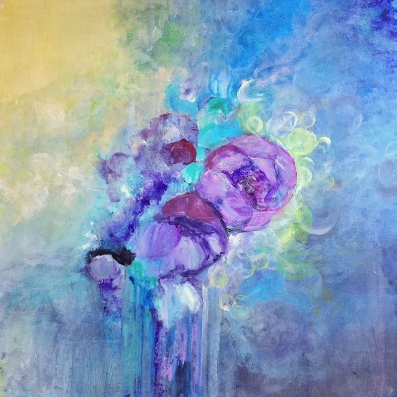 Peonies In The New Year Morning