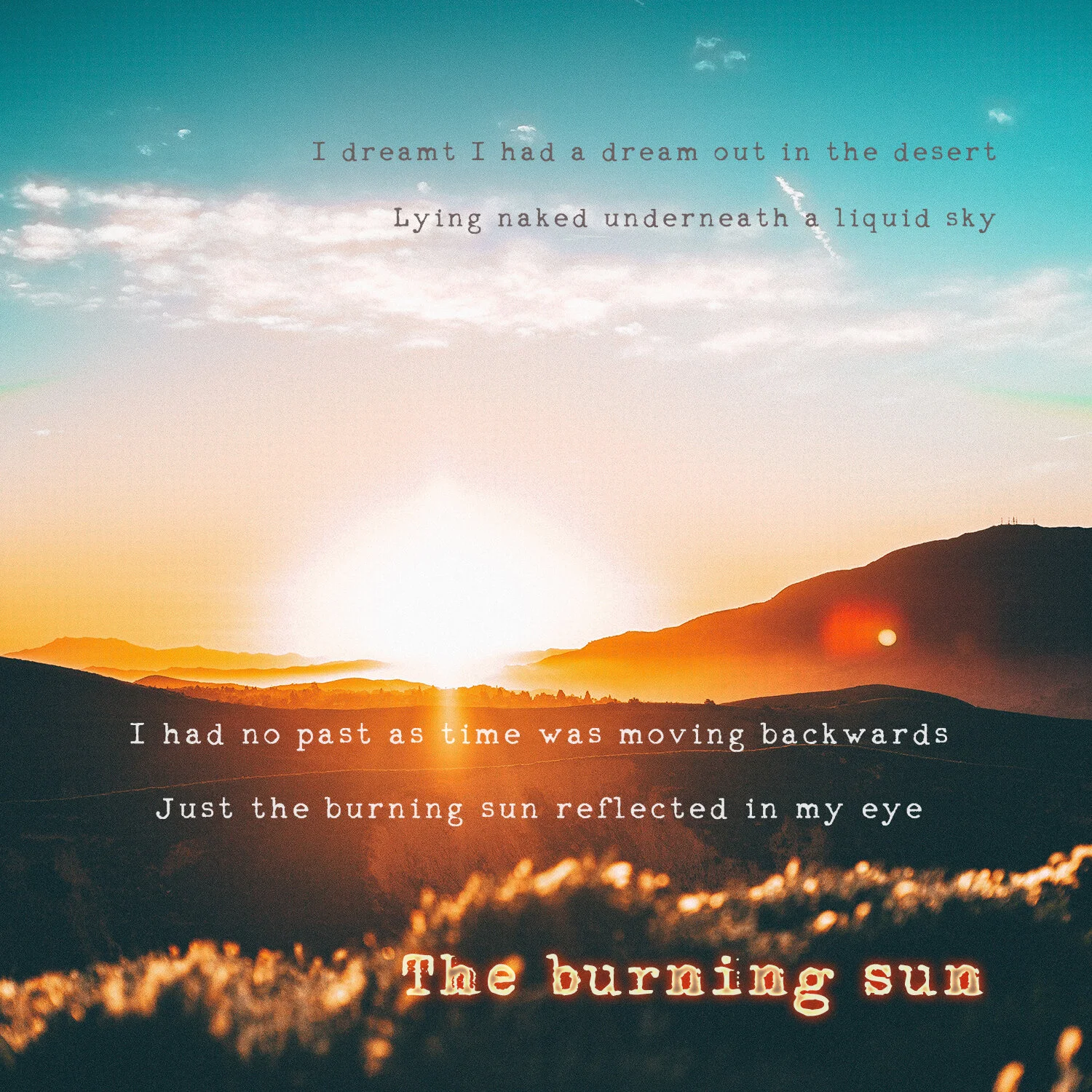 Artist: Monolink Song: Burning Sun Link: https://youtu.be/CRLw8p_vLls