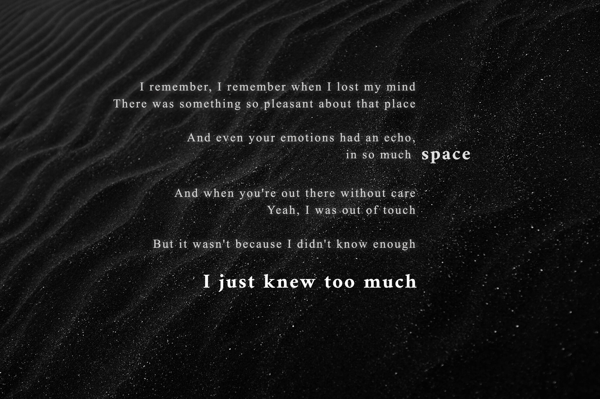 Beautiful Lyrics #6 by Sally Chan