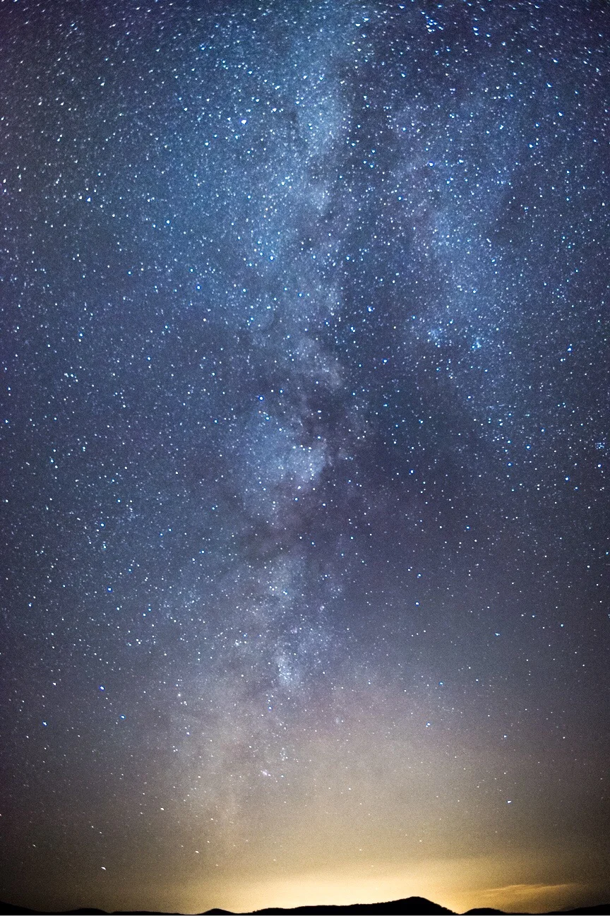 This photo was taken near Natural Bridge Station in rural Virgina. Shot on a Nikon D800 with a 24-70 f/2.8 @ 24mm f2.8, 20 sec exposure and ISO 3200. 