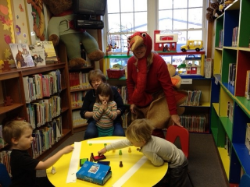 Mrs. K, disguised as a turkey, has lots of creative ideas that she'll bring to Hitchcock's Summer Fun program again this year.