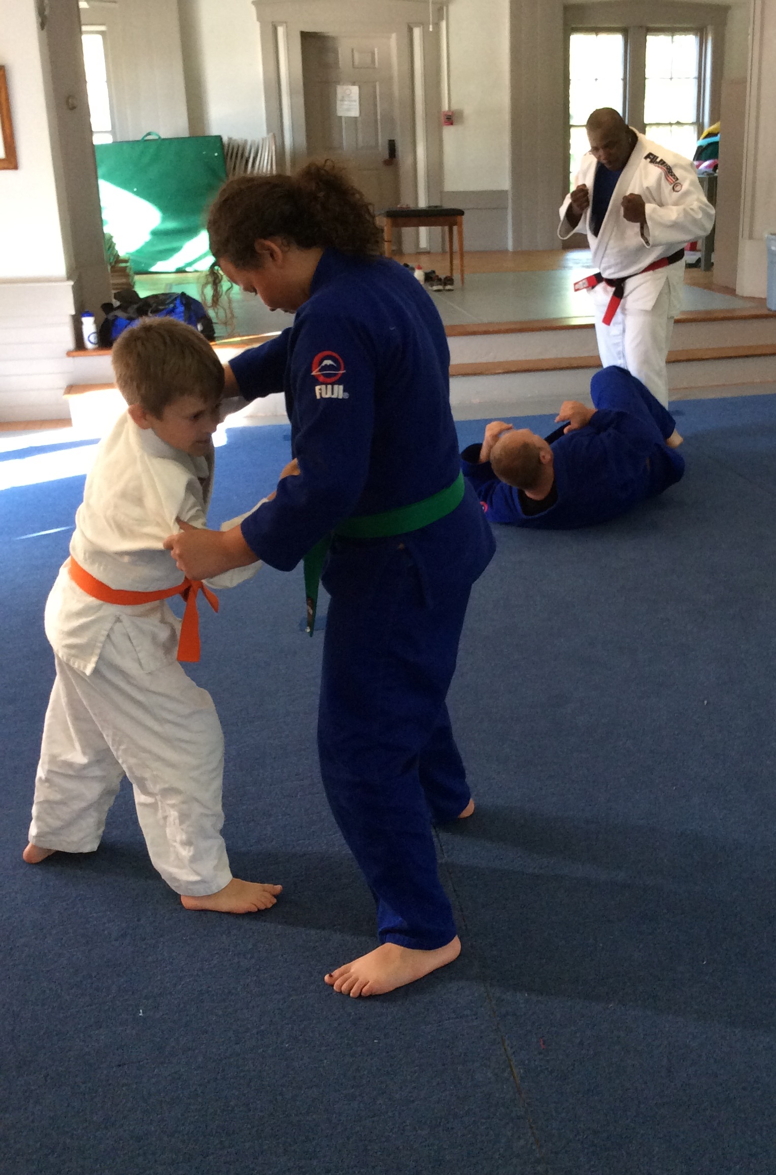 Judo classes are offered all year round for kids and adults.