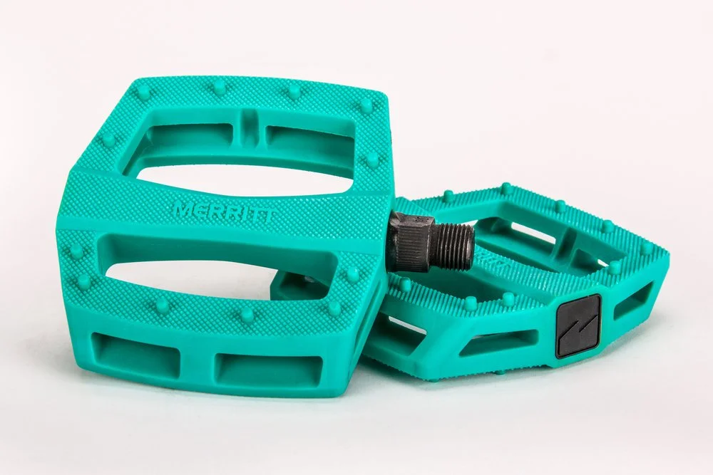 Merritt P1 BMX Pedals Aquafresh