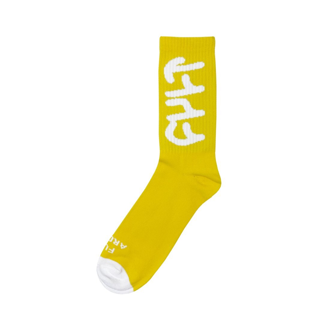 Cult Crew Big Logo Socks Gold — Kings Rideshop