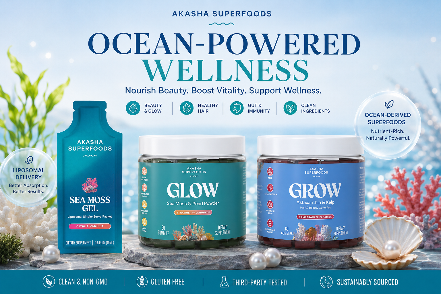 Discover Akasha Superfoods: Ocean-Powered Wellness for Beauty, Energy &amp; Vitality