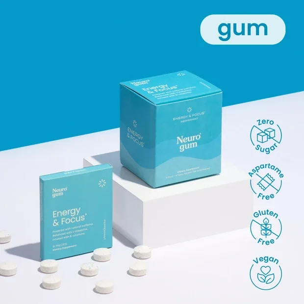 Neuro Energy & Focus Gum (Peppermint).webp