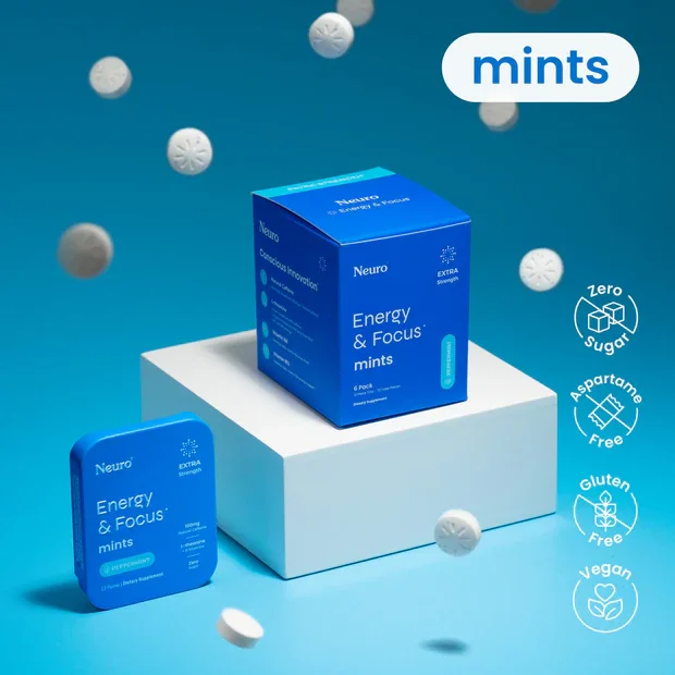 Neuro Extra Strength Energy & Focus™ Mints (Peppermint).webp