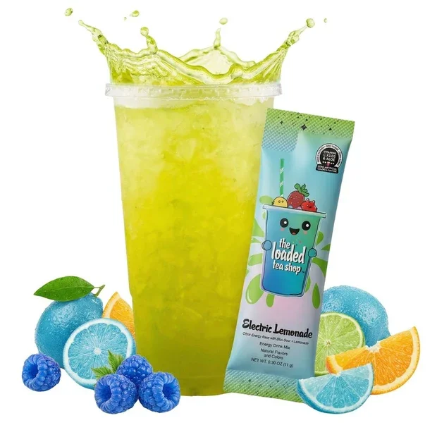 The Loaded Tea Shop Functional Energy Tea Packs (Electric Lemonade).webp