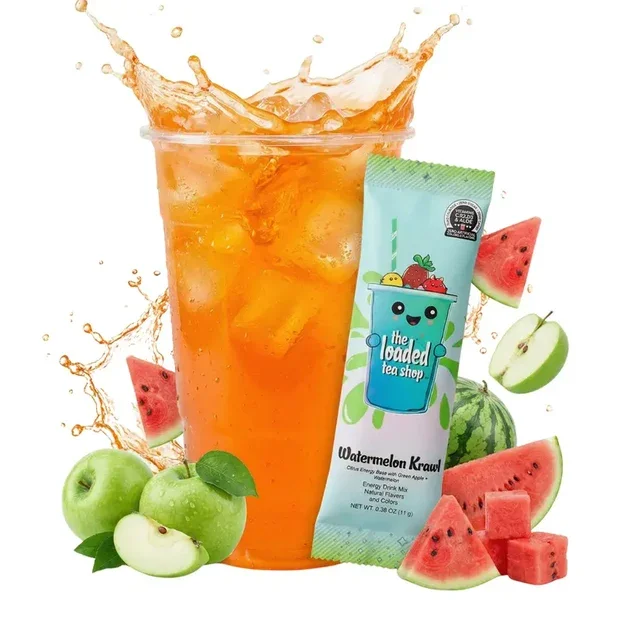 The Loaded Tea Shop Functional Energy Tea Packs (Watermelon Krawl).webp