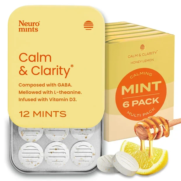 Neuro Calm & Clarity Mints (Honey Lemon).webp