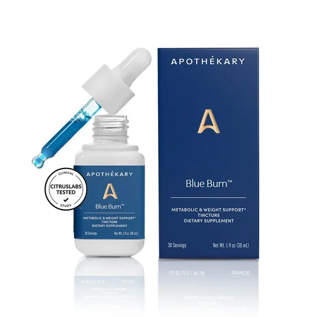 Apothékary Blue Burn® Metabolic & Weight Support Liquid Herbal Drops.webp