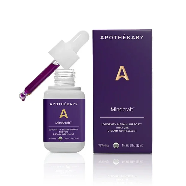 Apothékary Mindcraft™ Longevity & Brain Support Liquid Herbal.webp