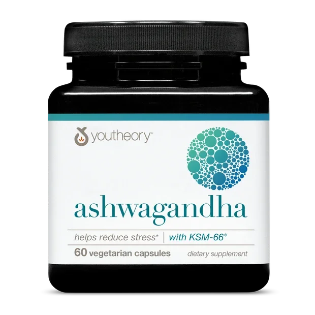 Youtheory® Ashwagandha (1,000 mg) Stress Support Supplement.webp