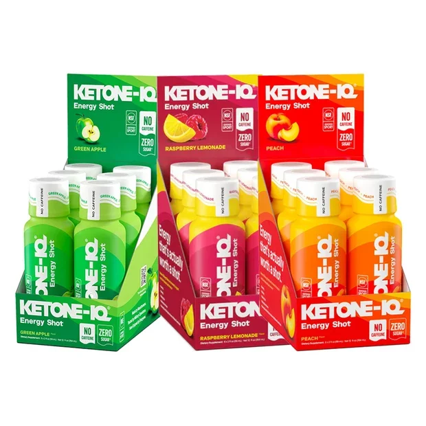 Ketone-IQ No Caffeine High Performance Energy Shot (Variety Pack).webp