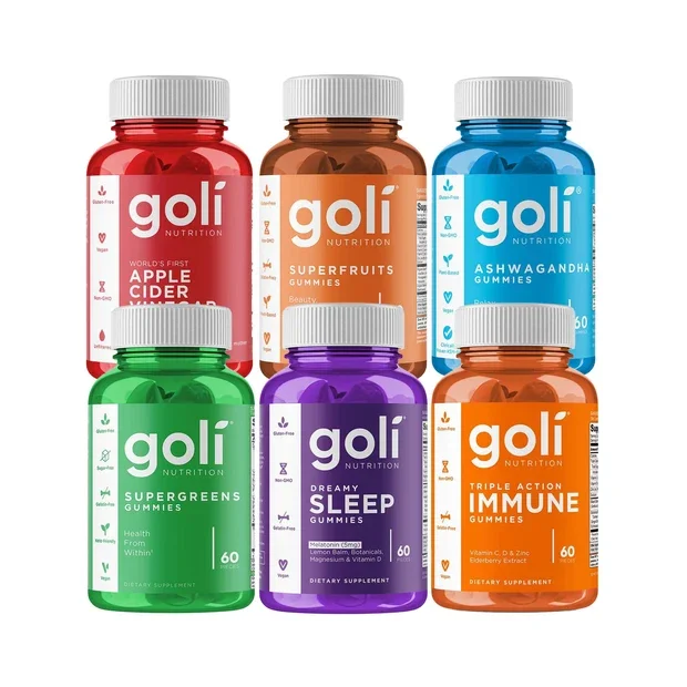 Goli® Nutrition Gummies Mixed Bundle Pack.webp
