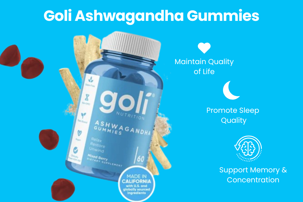 Gummies Ashwagandha Soomiig - Aide Sommeil, Stress, Anxiété - 30/60 Gommes, Bio, Date Expiration 03/2027