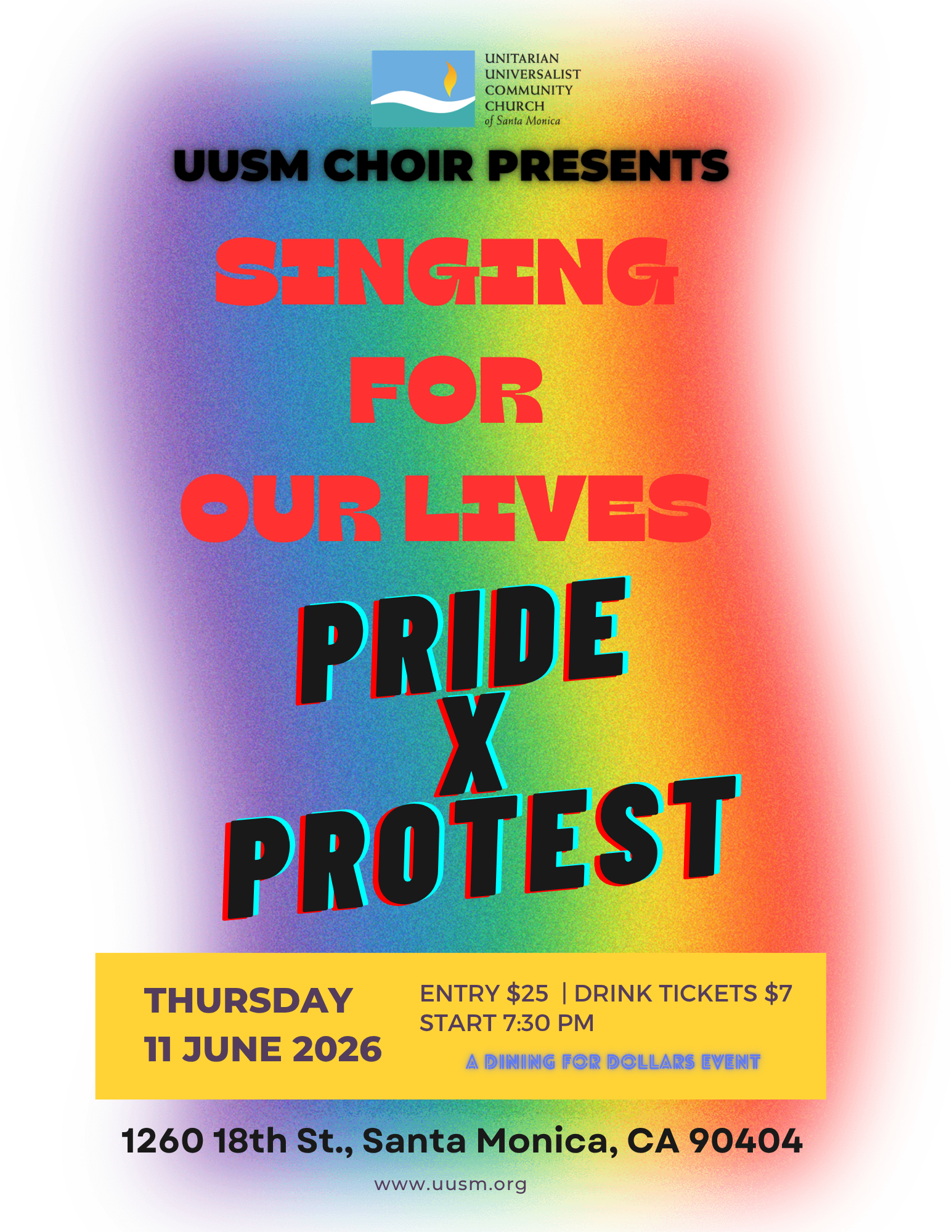 Singing for Our Lives: Pride X Protest