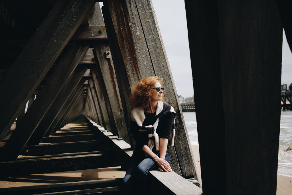 Journalist Sophie Dancourt; Trouville, France