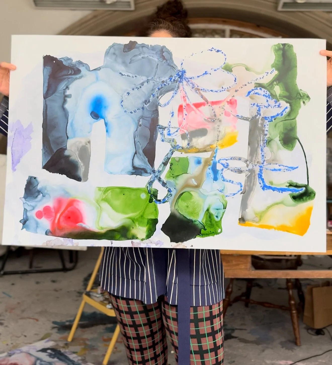 Mr Sennelier & The Oil Stick Painting Test 2