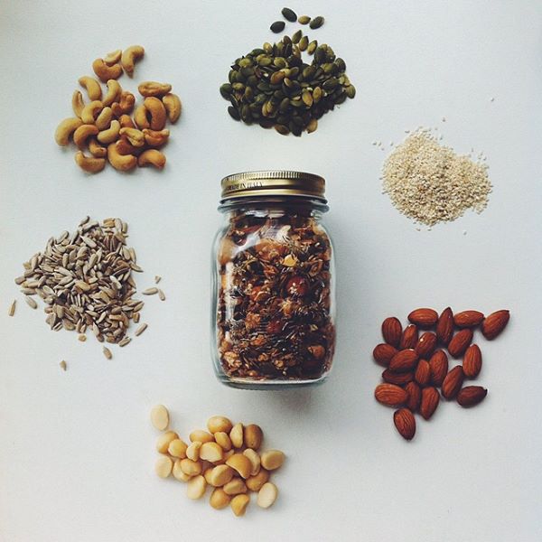 Day 4 - Organic nuts are an excellent source of protein & nutrients. It's easy to make your own toasted trail mix. Here's a mix I made today ... With organic almonds, cashews, sesame seeds, macadamias, pumpkin & sunflower seeds. Adding a splash of organic tamari and roasting on low heat in the oven for 10 mins (stirring once or twice) YUM!