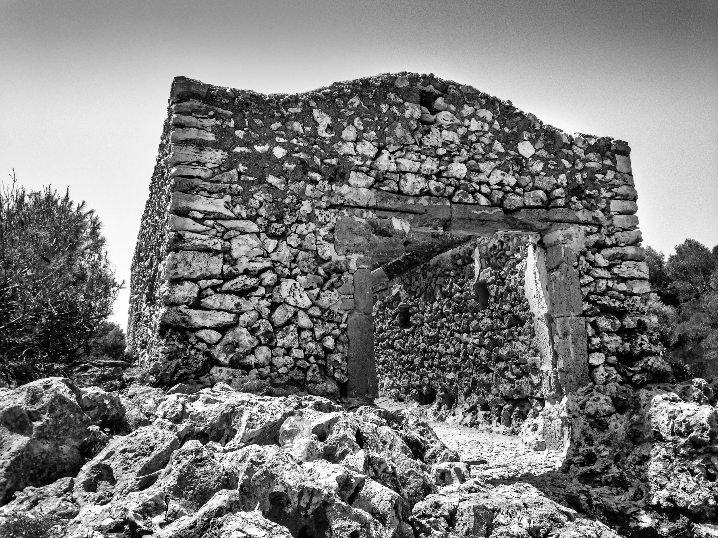 Found this old building when I was having a walk along the coastline last year when on holiday in Majorca