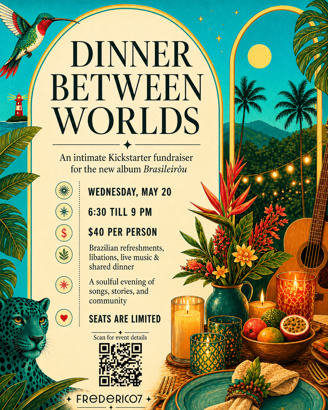 Dinner Between Worlds kickstarter fundraiser