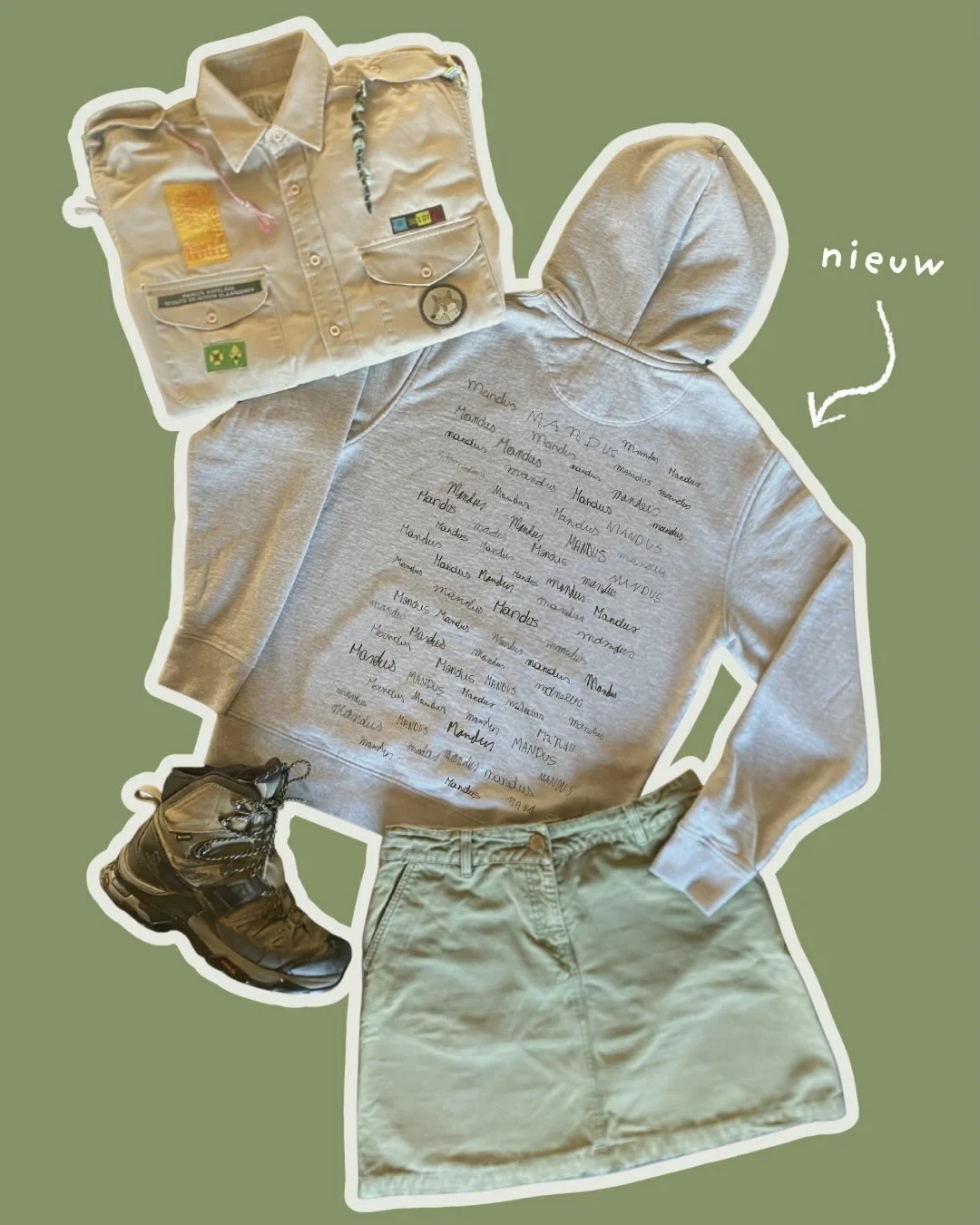 Dit jaar trekken we iets speciaals uit de kast &mdash; letterlijk!

Voor ons 40-jarig bestaan lanceren we exclusieve, limited edition Mandus‑truien. Warm, gezellig, stoer en het leukste? Deze trui is &eacute;cht helemaal Mandus: mede ontworpen door o