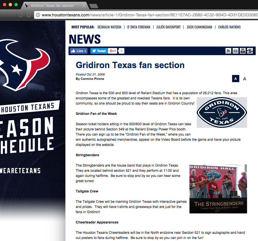 Gridiron, TX The Loudest Town in Texas