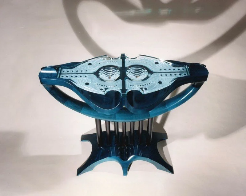 Table by Eric Hilton and Tim Wells