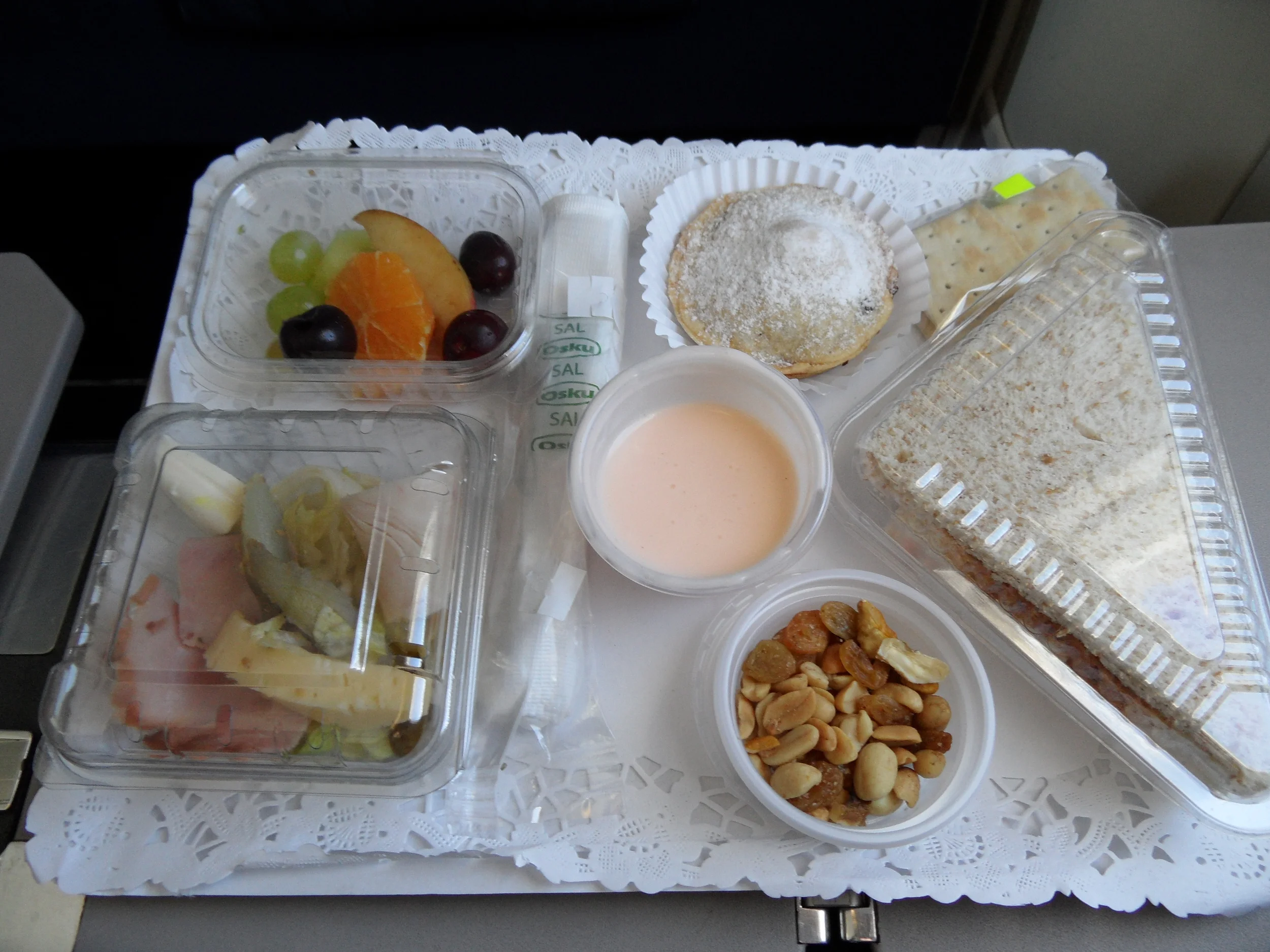 Antarctica Airways meal
