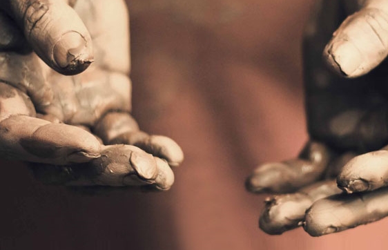 Handmade by the Dalit people of India
