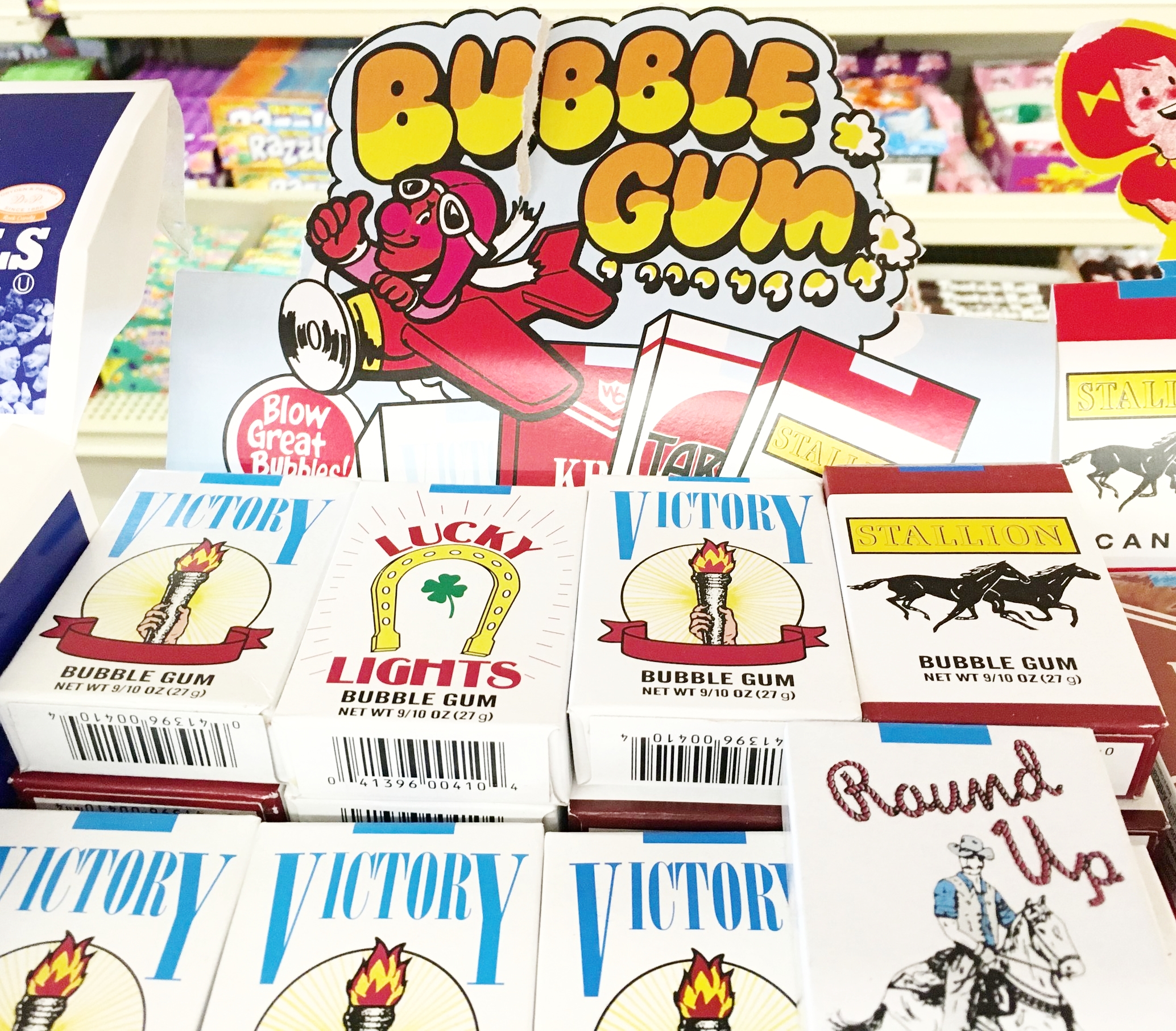 Bubble Gum Cigarettes Wakarusa Dime Store