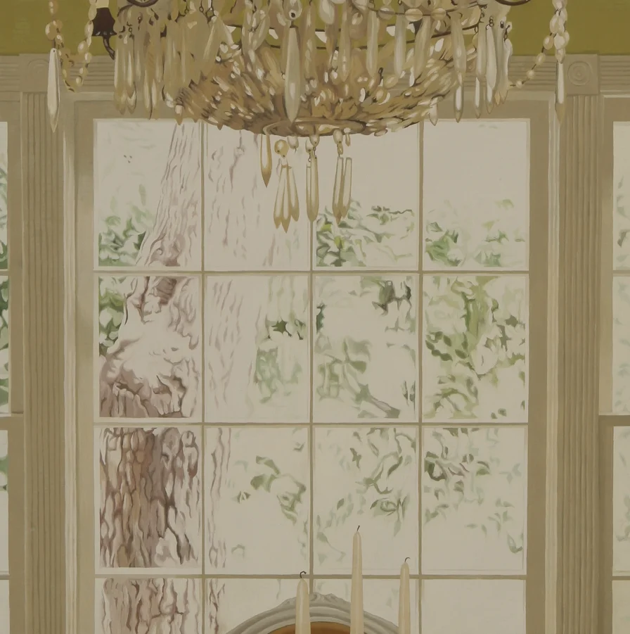Dining Room with Chandelier