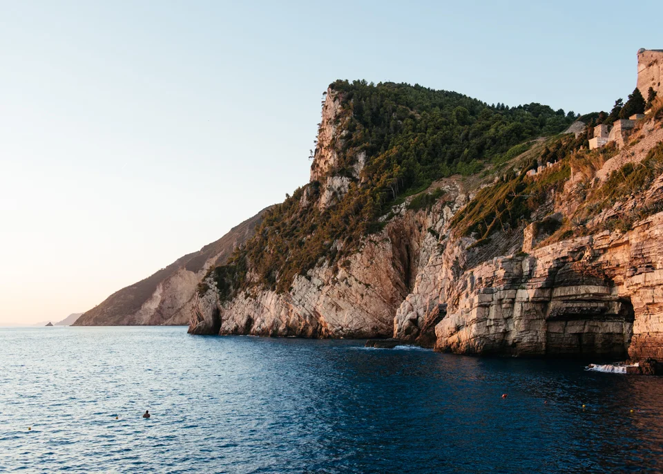 Coastline of Porto Venere.