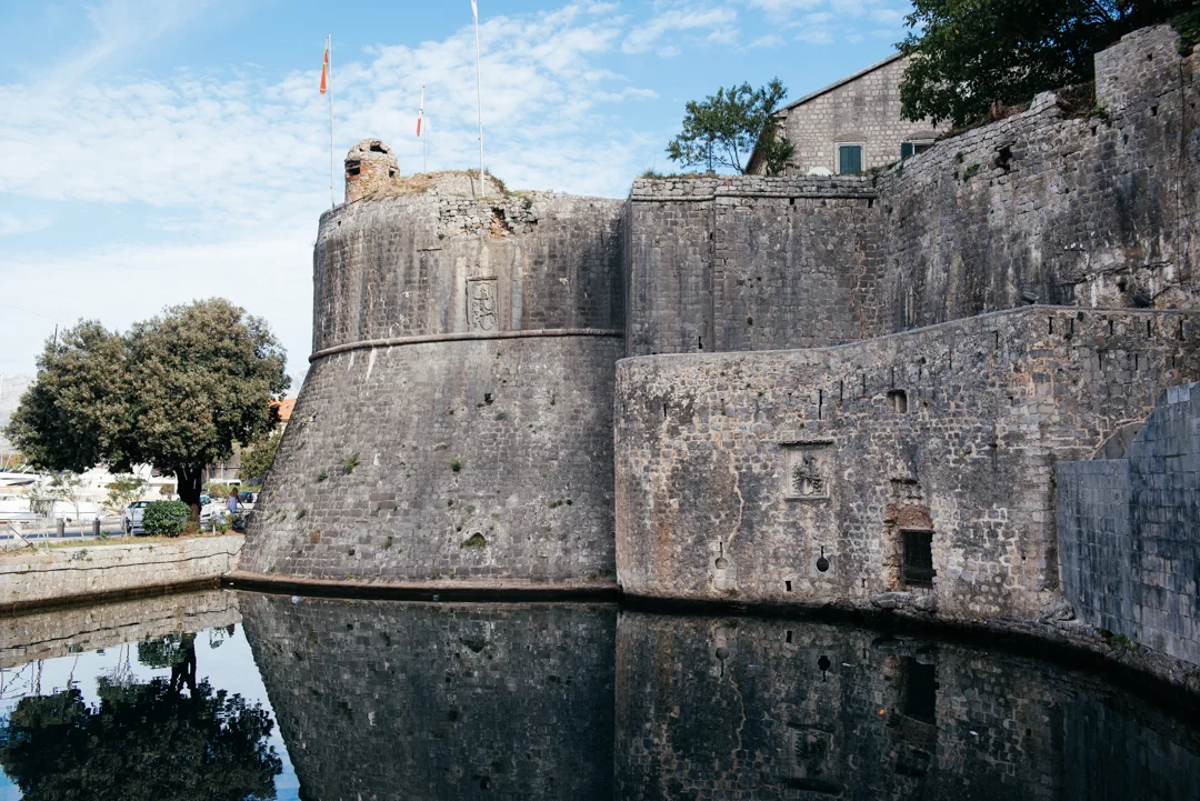 One of the towers that protect the town of Kotor.
