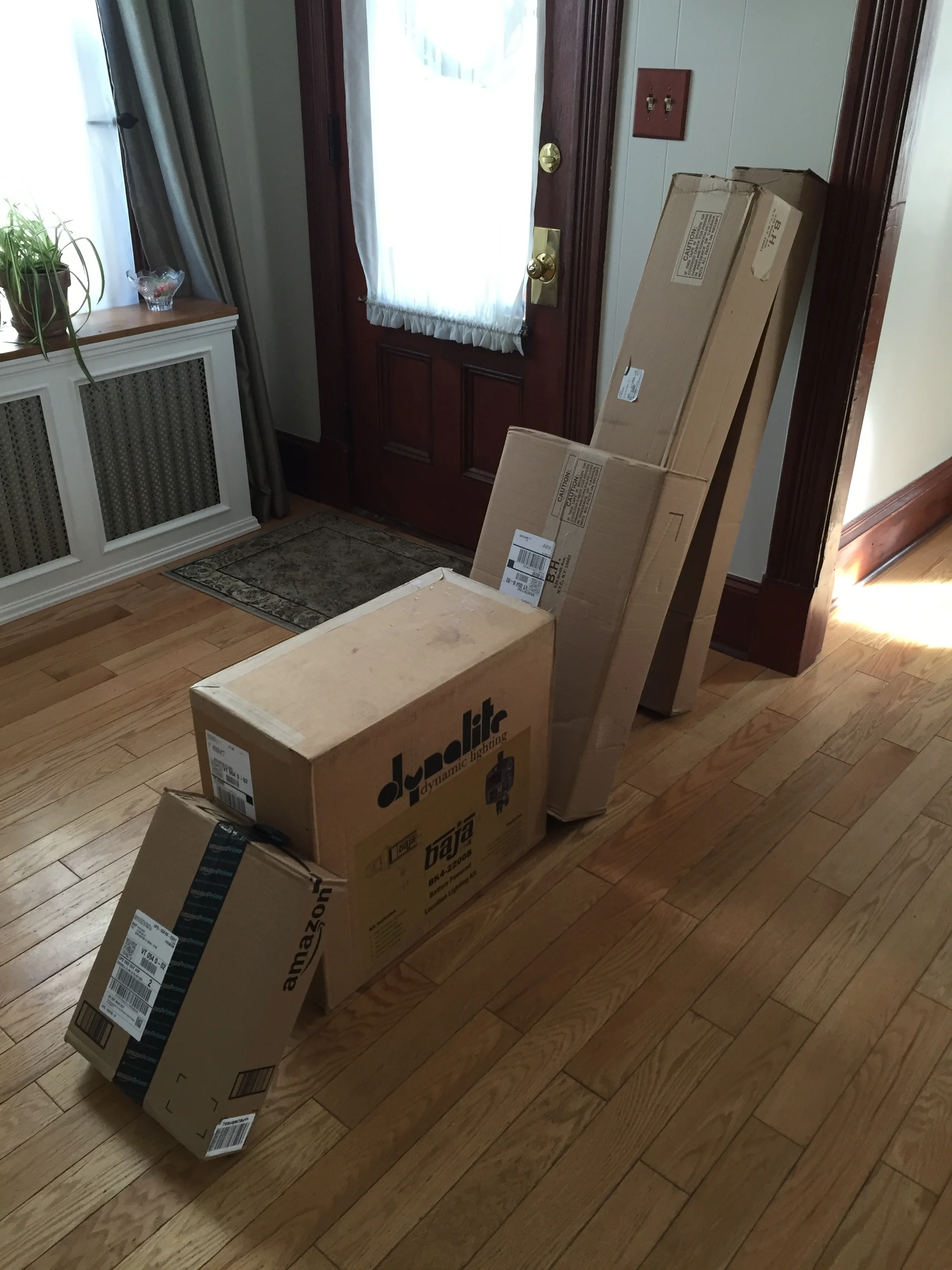The biggest box, and possibly the lightest.